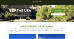 Desktop Screenshot of jeeptheusa.com